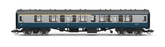Hornby TT4076B - TT - Personenwagen MK1 Composite Corridor, BR, Ep. III